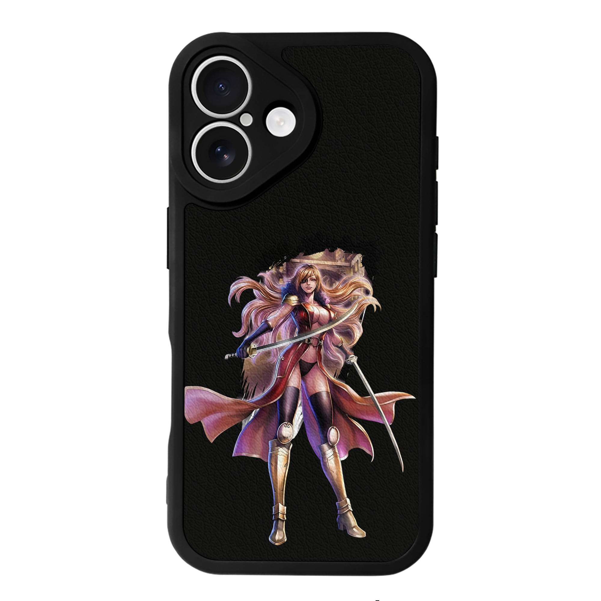 （画像用） 北斗の拳 Fist of the North Star 【iPhone 16シリーズ対応】シリコンスマホケース（レザー調） 材質：シリコン